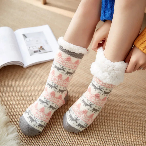 Cozy Plush Socks Perfect as Christmas Gifts.